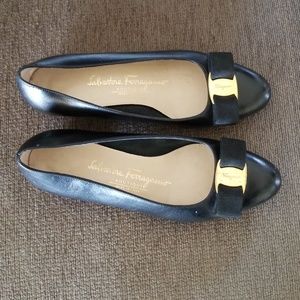 Ferragamo black heels